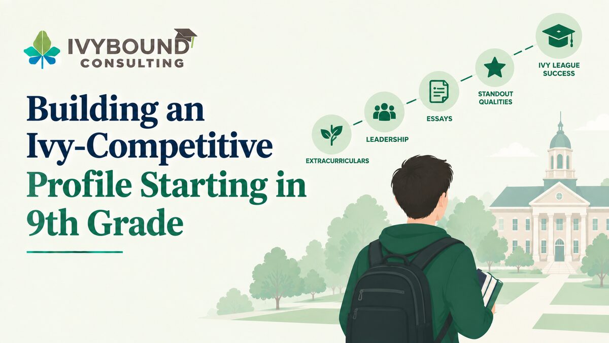 Building an Ivy-Competitive Profile Starting in 9th Grade